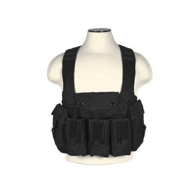 China Bullet Proof Tactical Gear Vest Chest Rig Black Lightweight For Hunting supplier