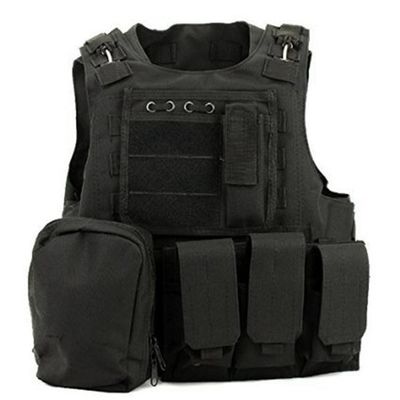 China Police Tactical Vest Molle Gear Swat Black Tactical Vest For Hunting supplier