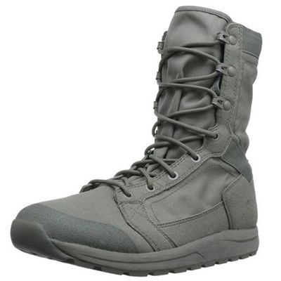 China Mens Tachyon 8&quot; Military Boots Soft Black Cow Leather Slip - Resistant Outsole supplier