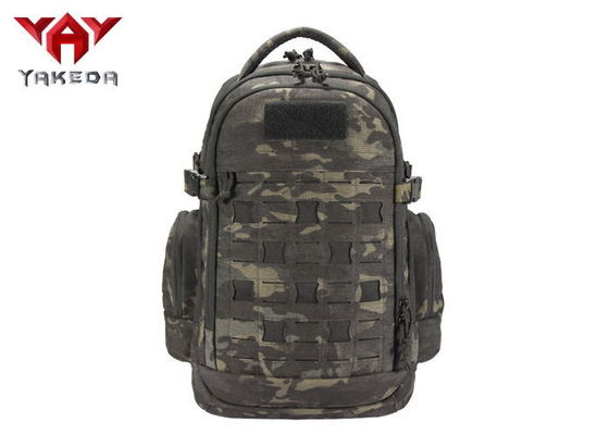 China 55L 1000D Nylon Mountain Climbing Rucksack With Molle Laser Cutting Suspension System supplier