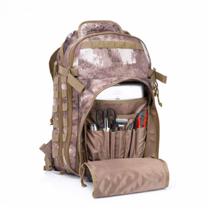 Hiking Tactical Day Pack Nylon 45L With Molle System , Tactical Rucksack