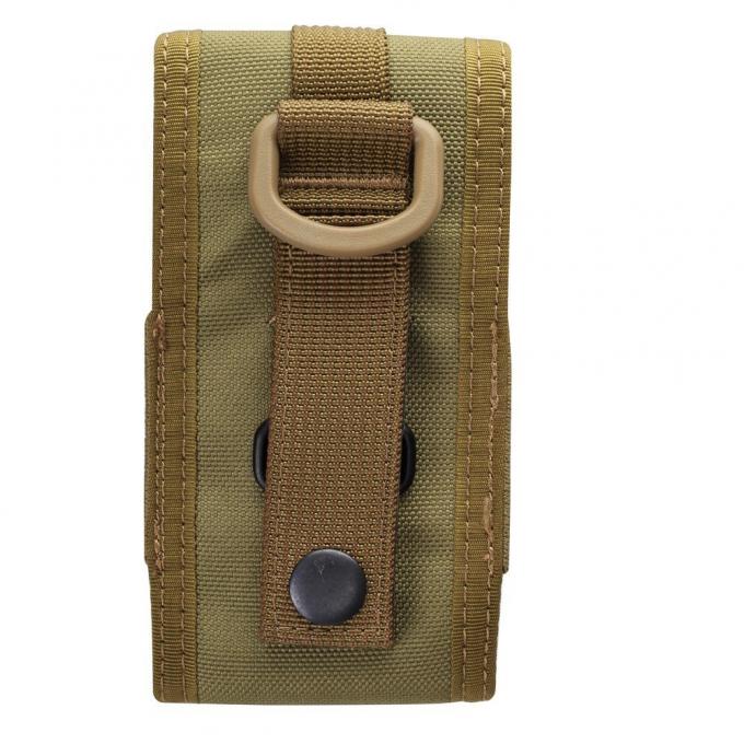 Customized Hiking Tactical Waist Bag , 1000D Nylon Cell Phone Pack 5.5" X 3" X 1"