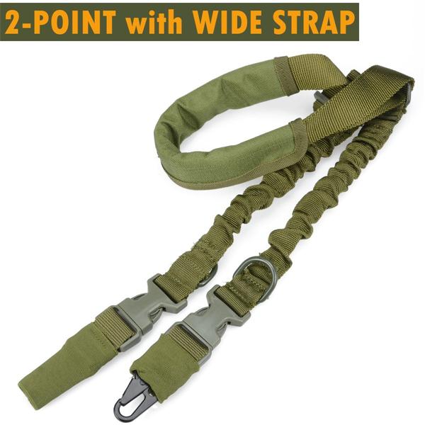 Adjustable Tactical Gun Sling Rope Wide Shoulder Strap Cover