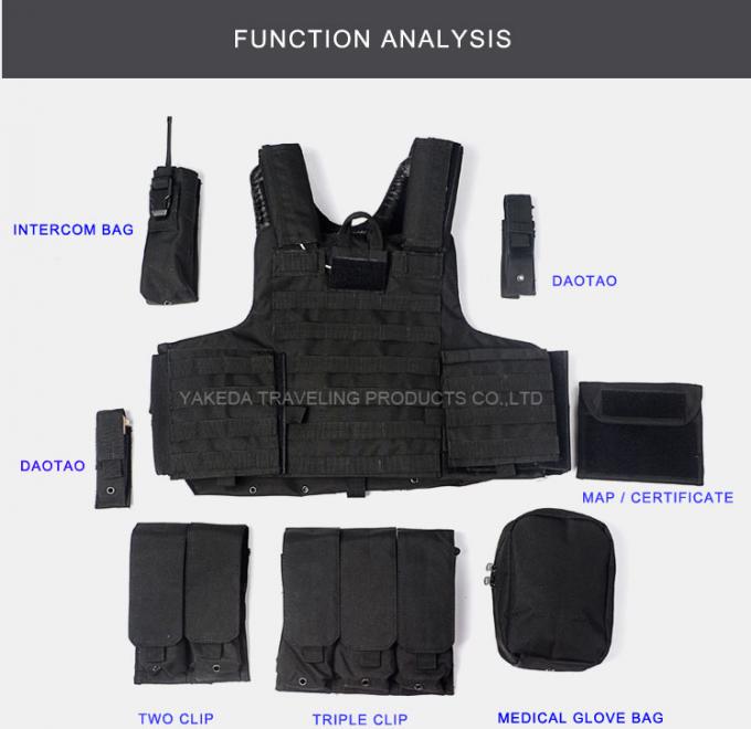 Black Hawk Tactical Vest  Tactical Assault Gear Vest 600D Polyester