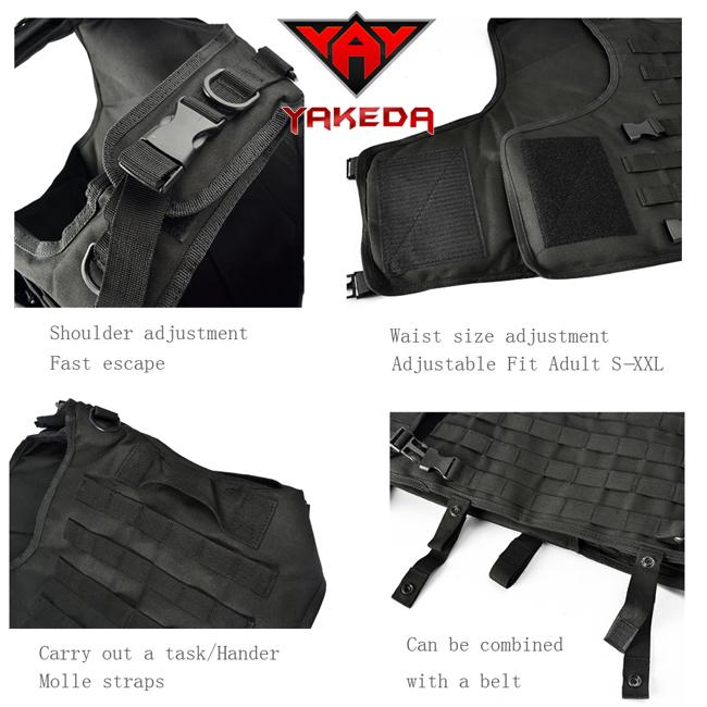 Tactical Airsoft Paintball Swat Molle Army Military Combat Assault Hunting Modular Police Vest