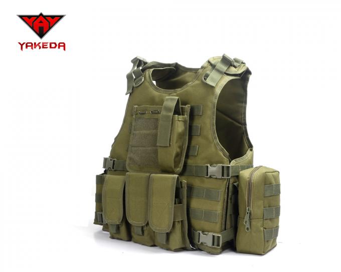 Comfortable Military Bulletproof Vest , Molle Airsoft Paintball Plate Carrier