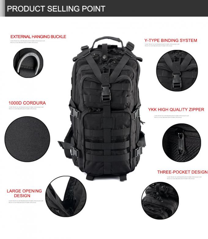 Military 36L Molle Tactical Assault Pack 1000D Nylon Tactical Gear