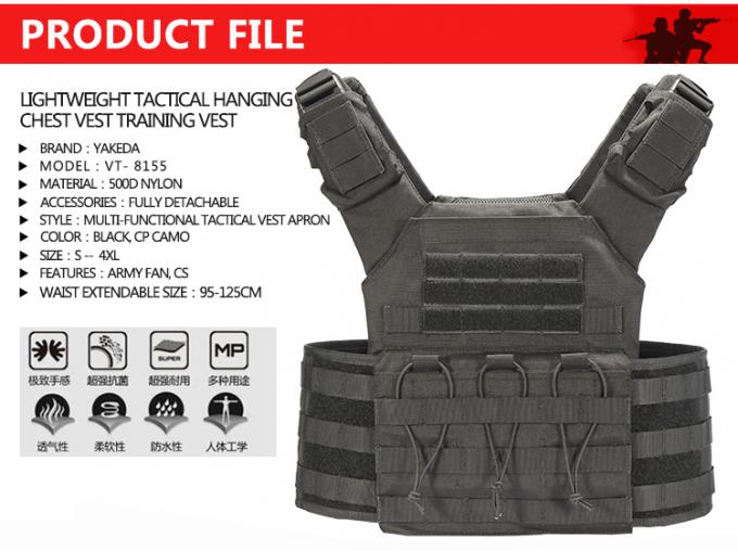 Outdoor CS Field Military Bulletproof Vest Tactical Camouflage Combat Level 4