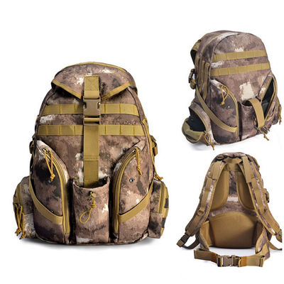 China Mountaineering Waterproof Camping Day Pack / Camouflage Travel Day Pack supplier