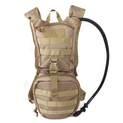 China Tactical Hydration Pack Backpacklightweigh With 2.5L Bladder , Multifunctional water bag supplier