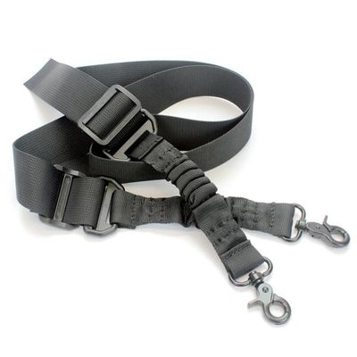 China Heavy Duty Nylon Tactical Gun Sling Gun Shoulder Strap with Steel Clip supplier