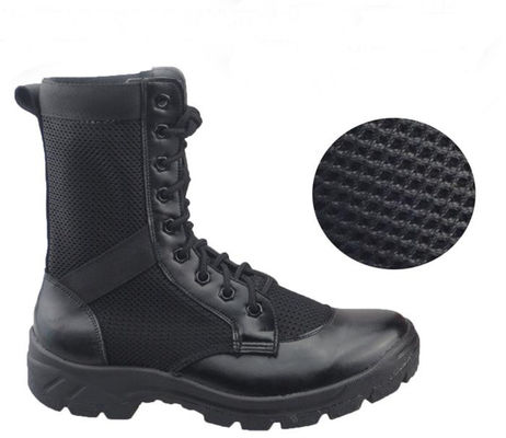 China Breathable Mesh Leather Military Tactical Boots For Training Special Forces supplier
