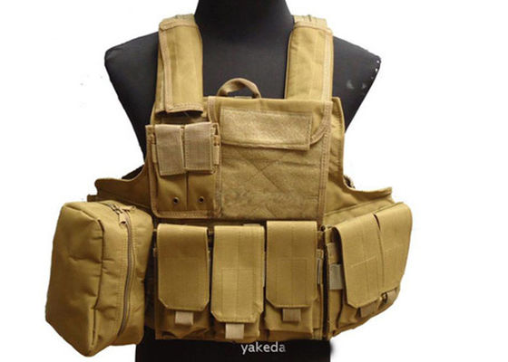 China Black Hawk Tactical Vest  Tactical Assault Gear Vest 600D Polyester supplier