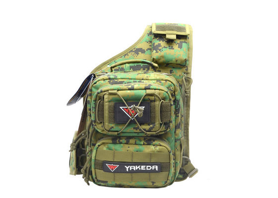 China Camping Water Resistant Tactical Day Pack Trekking Woodland Tactical Gear for Men with Patch supplier