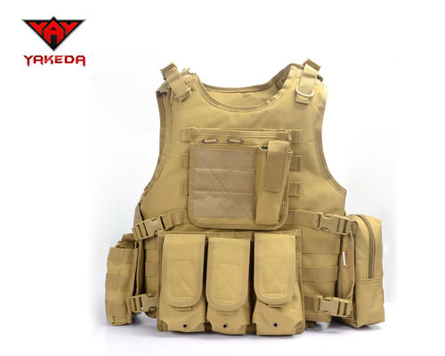 China Police &amp; Military tactical Gear Outdool Vest Molle Airsoft Paintball Plate Carrier Combat Vest supplier