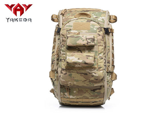 China Multi - Function Military Trekking Bags , Large Capacity Tactical Molle System Backpack supplier