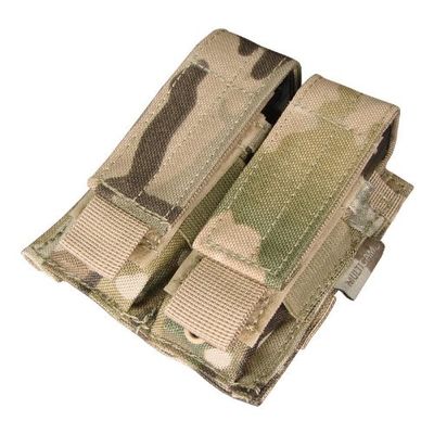 Tactical Double Pistol Mag Pouch 2 Pistol Mags With Hook Loop Flap supplier