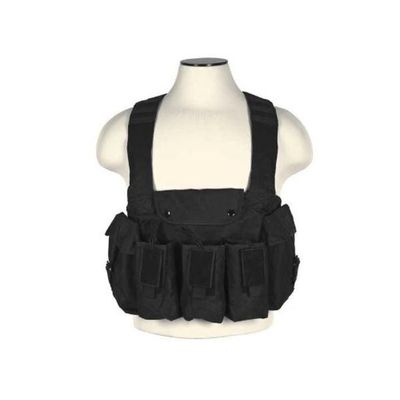 Bullet Proof Tactical Gear Vest Chest Rig Black Lightweight For Hunting supplier