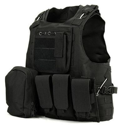 Police Tactical Vest Molle Gear Swat Black Tactical Vest For Hunting supplier