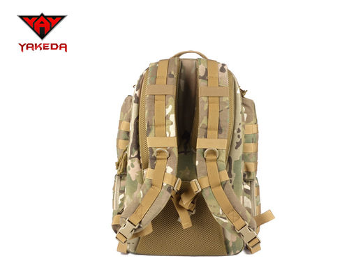 Outdoor Army Style Backpack , 36-55L Tactical Molle BaG For Training Hiking Camping supplier