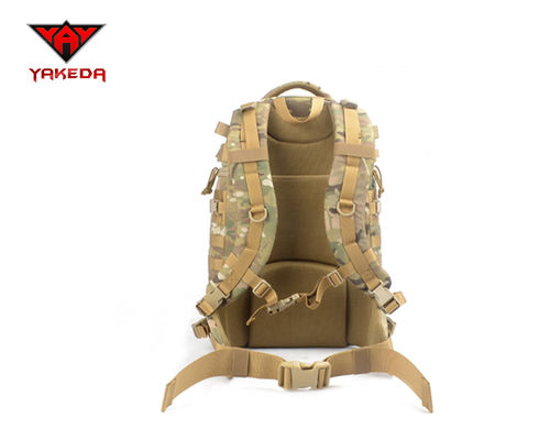 36-55L Tactical Gear Backpack for Outdoor Travelling Hiking , Multicam fabric supplier