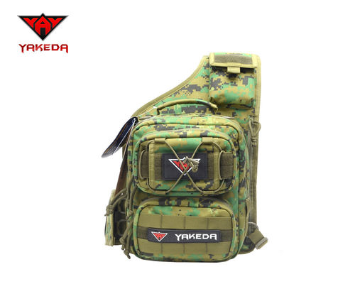 Camping Water Resistant Tactical Day Pack Trekking Woodland Tactical Gear for Men with Patch supplier