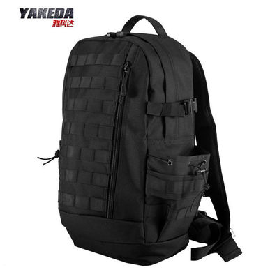 Black Outdoor Tactical Day Pack Backpack , Lightweight Travel Daypack supplier