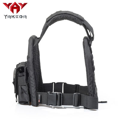 Black 1000D nylon Adjustable Tactical Gear Vest For Combat Training supplier