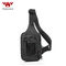 Durable Black Nylon Tactical Sling Bag , Cross Body Gun Backpack supplier